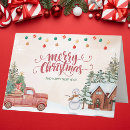 Search for red truck christmas cards Green