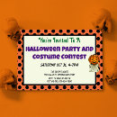 Search for costume contest invitations October
