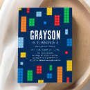 Search for building block invitations Kids