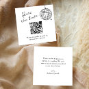 Search for retro wedding enclosure cards Black and white