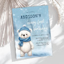 Search for snow birthday invitations Boy