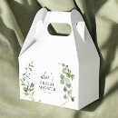 Search for bridal shower favor boxes Eucalyptus