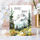 Search for mountain wildflowers invitations Elegant