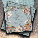Search for hedgehog baby shower invitations Rustic