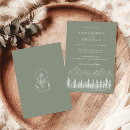 Search for outdoor wedding invitations Pine tree