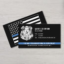 Search for police business cards Detective