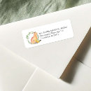 Search for fox return address labels Rustic