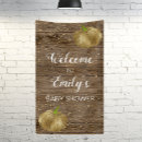 Search for pumpkin baby shower banners Gold glitter