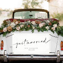 Search for just married car decor Newly weds