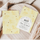 Search for honey bee gender reveal invitations Modern