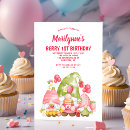 Search for gnome birthday invitations Watercolor
