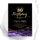 Search for black gold purple invitations Elegant