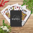 Search for last name playing cards Elegant