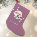 Search for purple christmas stockings Modern