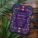 Search for fiesta quinceanera invitations Purple
