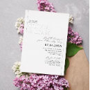 Search for black white silver invitations Minimalist