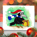 Search for raven christmas cards Cute