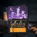 Search for witch night invitations Orange and black