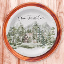 Search for pine trees paper plates Rustic