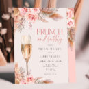 Search for brunch and bubble shower invitations Blush pink