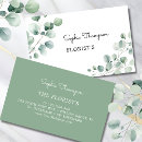 Search for eucalyptus business cards Gardener