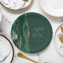 Search for emerald green gold plates Trendy