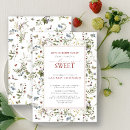 Search for strawberry bridal invitations Red