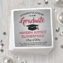Search for silver and black napkins Graduation party