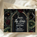 Search for halloween save the dates Black roses