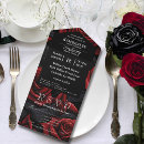 Search for gothic red and black wedding invitations Dark moody
