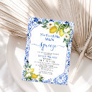 Search for main squeeze invitations Blue and yellow