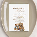 Search for double baby shower invitations Watercolor