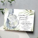 Search for elephant baby shower invitations Sweet little peanut