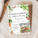 Search for locally grown baby shower invitations Farmers market