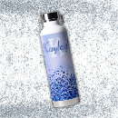 Search for glitter water bottles Blue