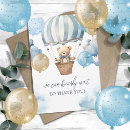 Search for hot air balloon thank you cards Boy