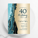Search for elegant 40th birthday invitations Stylish
