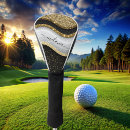 Search for black and gold golf head covers Glam