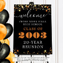 Search for black and orange class reunion Alumni