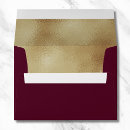 Search for burgundy envelopes Gold