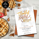 Search for gratitude invitations Thankful grateful blessed
