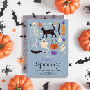 Search for two spooky birthday invitations Boy