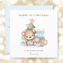 Search for square holiday cards Blue