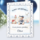 Search for nautical birthday cards Blue