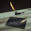 Search for feather business cards Black