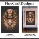Search for lion tissue paper Decoupage