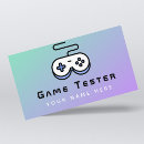 Search for video game business cards Gaming