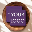Search for purple business cards Logo