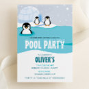 Search for penguin birthday invitations Whimsical