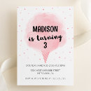 Search for cotton candy birthday invitations Pink